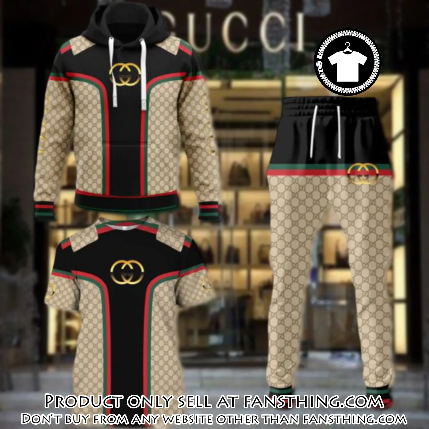 Gucci luxury brand combo tshirt hoodie long pants set trending 24 outfit sport lcs1027 fst5530089